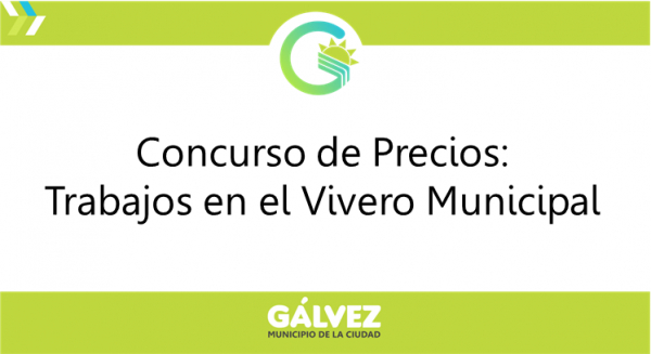 Llamado a Concurso de Precios para Trabajos en el Vivero Municipal