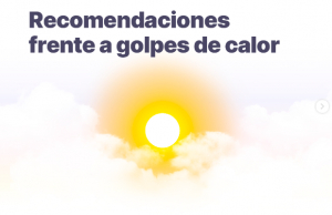 Recomendaciones ante la ola de calor