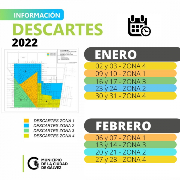 Recolección de Descartes para Enero y Febrero 2022