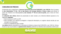 CONCURSO DE PRECIOS: COMPRA DE 2 MOTOS 125 + 2 TRACTORES DE CORTE DE JARDÍN