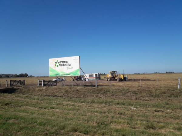 Comienzan Las Obras en el Futuro Parque Industrial Gálvez