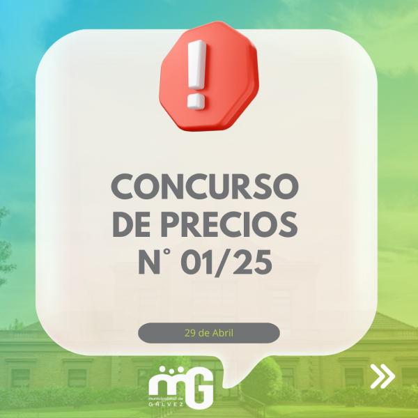 CONCURSO DE PRECIOS 01/25