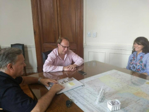 El Intendente Se Reunió con el Ministro de Economía de la Provincia