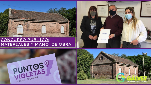 Concurso de Precios N° 11/21: Materiales y Mano de Obra &quot;Punto Violeta Gálvez&quot;