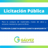 Llamado a Licitación Pública para Materiales, Mano de Obra y Enseres para la Obra &quot;Cordón Cuneta-Barrio Santa Margarita&quot;