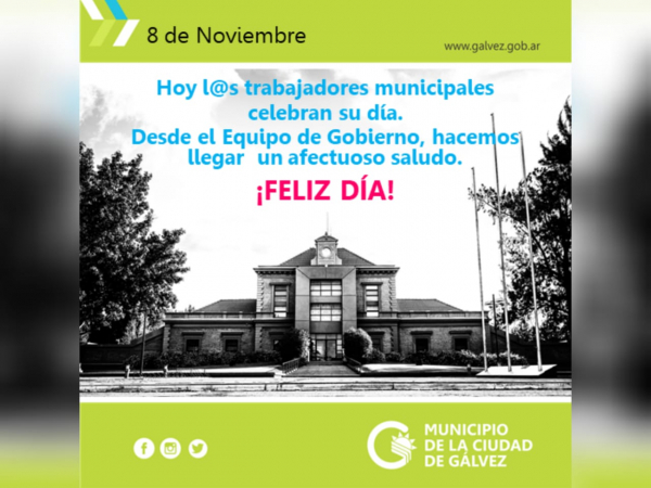 Feliz Día para Tod@s los Empleados Municipales