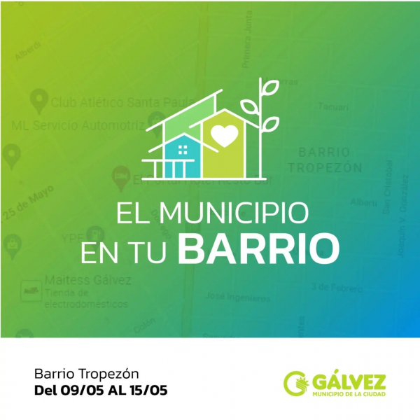 Finalizó la Semana del Municipio en tu Barrio en Barrio Tropezón